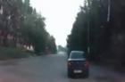 Horn Causes Russian Driver To Panic