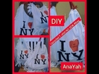 DIY:Upcycled T-Shirt NO SEW #Bag