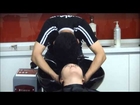 Special  Head Massage in the shampoo basin