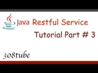 Java Restful Service Tutorial - Connect to a database - Part 3