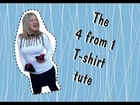 The 4 from 1 t-shirt tute: a diy no sew skirt, necklace & bag tutorial