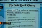 Headlines: Toyota and Nissan to Recall 1.5M Vehicles