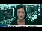 Veronica Augustsson in Bloomberg TV interview on Nasdaq trading halt