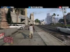 GTA V Punching Pedestrians And Running Barefoot From The Law!!