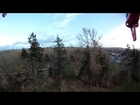 Quadcopter gimbal stability test in wind.