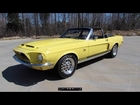 1968 Shelby Cobra GT500 KR Convertible Start Up, Exhaust, and In Depth Review