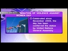 International Day for the elimination of violence against women