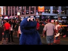 The Cookie Monster in Time Square
