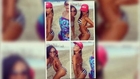 Nicole Scherzinger bouge ses fesses en bikini à la plage