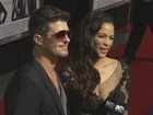 Robin Thicke Joins Wife Paula Patton at Premiere