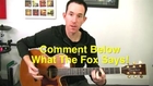 The Fox ★ Ylvis ★ Guitar Lesson - Easy How To Play Chords Tutorial