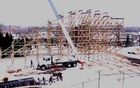 Reportage de construction pour Goliath à Six Flags Great America