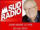 Jean-Marie Le Pen Sud-Radio 26 mai 2013